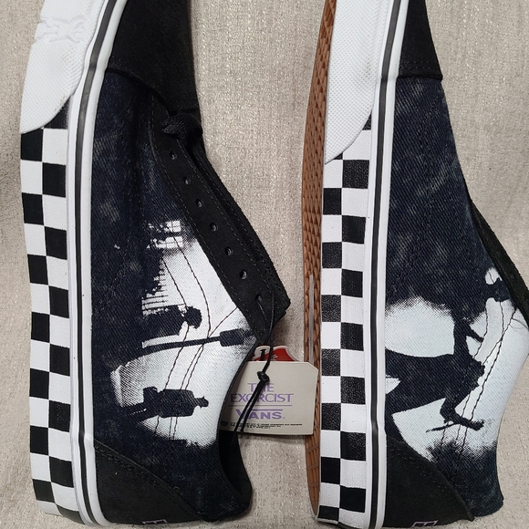 Vans Old Skool X House of Terror Horror “The Exorcist” Black Size 10.5 Men’s New - Picture 1 of 11